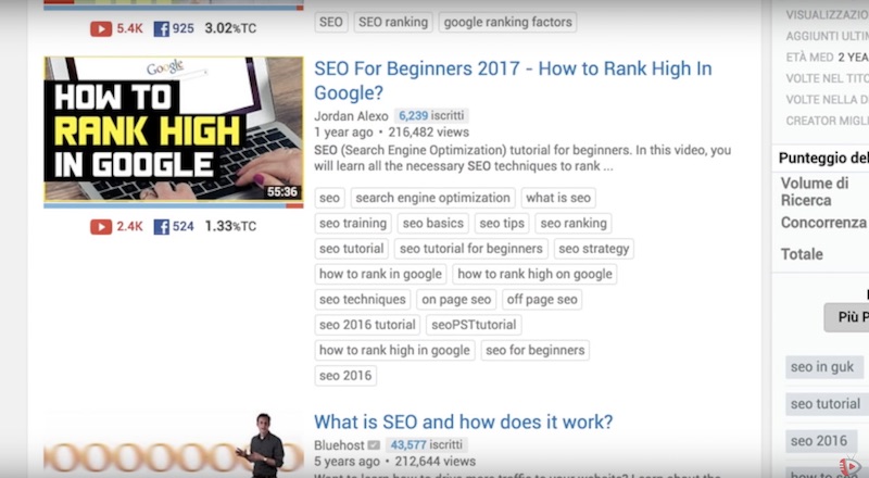 TUTORIAL VIDIQ - Analisi della concorrenza